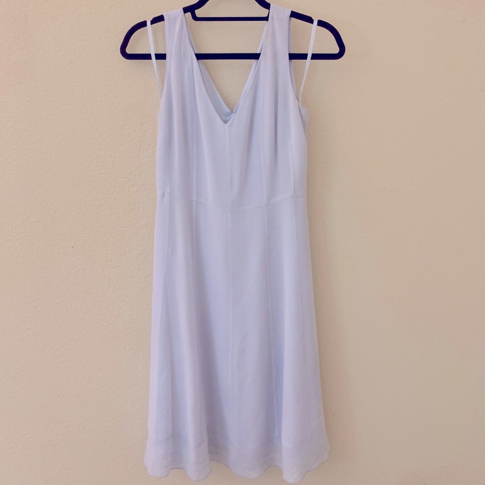 Baby Blue 100% Silk Dress Banana Republic